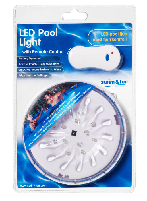 LED-lys til pool - Swim & Fun